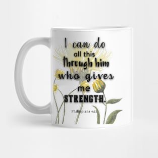 Philippians 4:13, Famous Bible Verses Mug